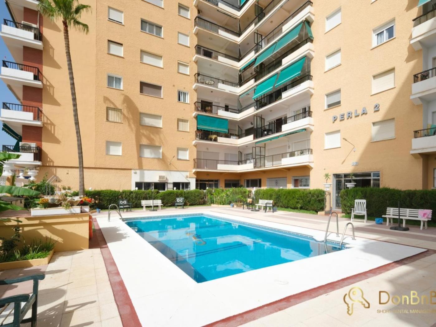 Apartamento Con Piscina En La Primera Linea De Playa De Fuengirola Cameră foto